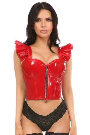 Bustier with Ruffle Sleeves