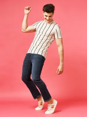 Camla Beige T- Shirt For Men