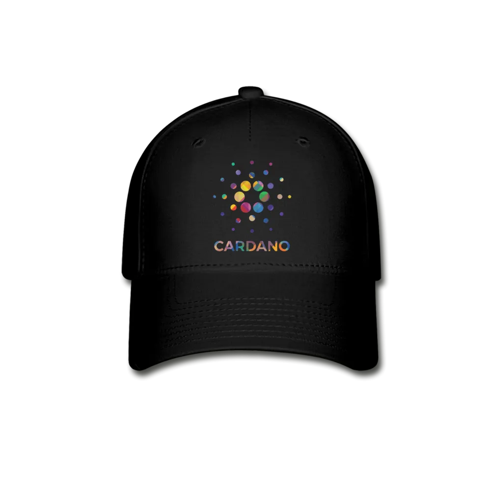 Cardano ADA Crypto Colorful Logo Premium Flex Fitted Baseball Hat