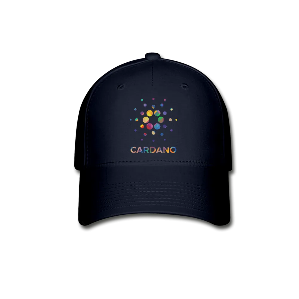 Cardano ADA Crypto Colorful Logo Premium Flex Fitted Baseball Hat