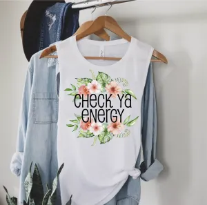 Check Ya Energy Tank | Womens Yoga Tank