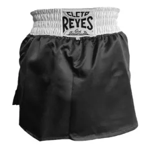 Cleto Reyes Polyester Satin Ladies Boxing Skirt & Shorts Black