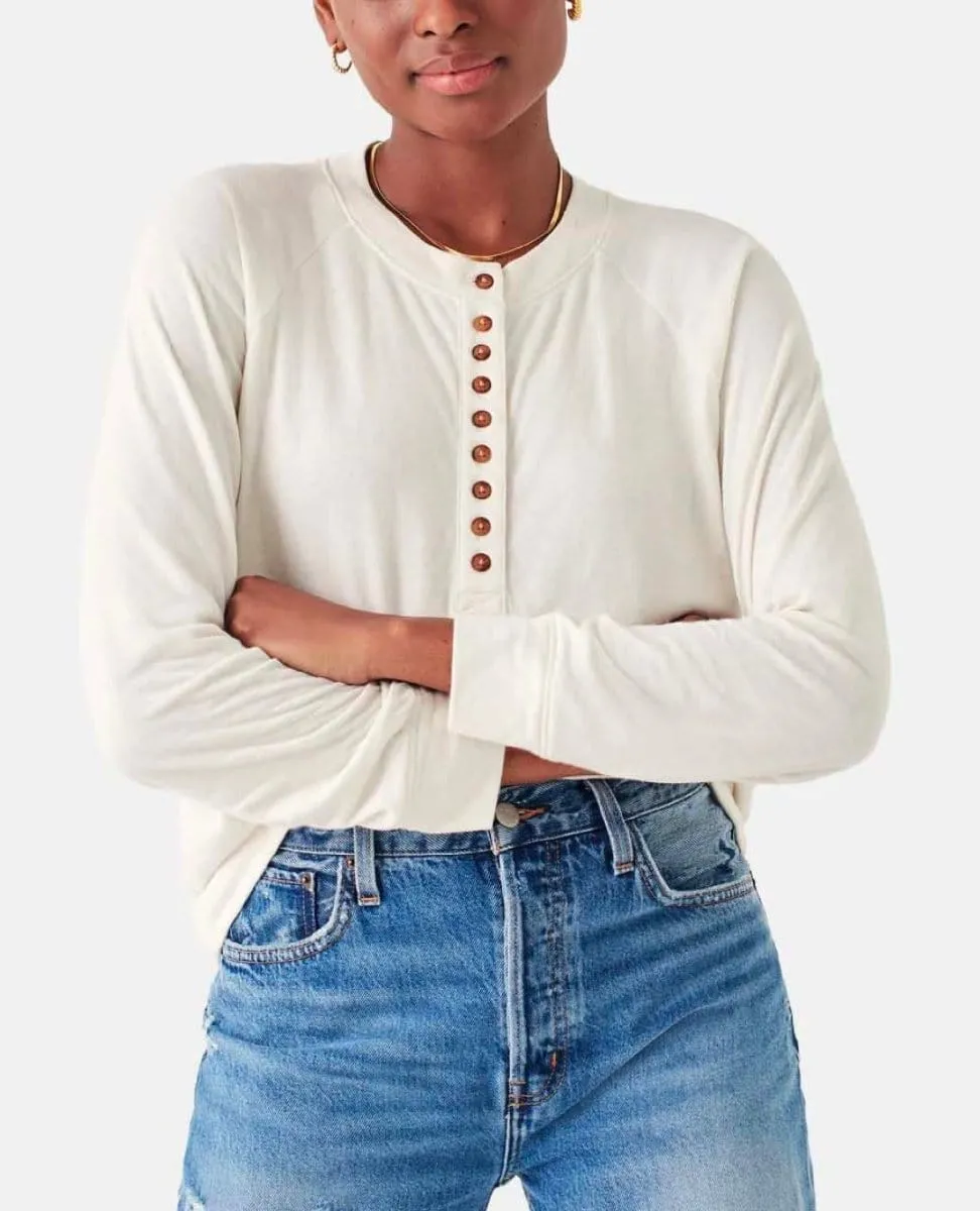 Cloud™ Henley Whisper White