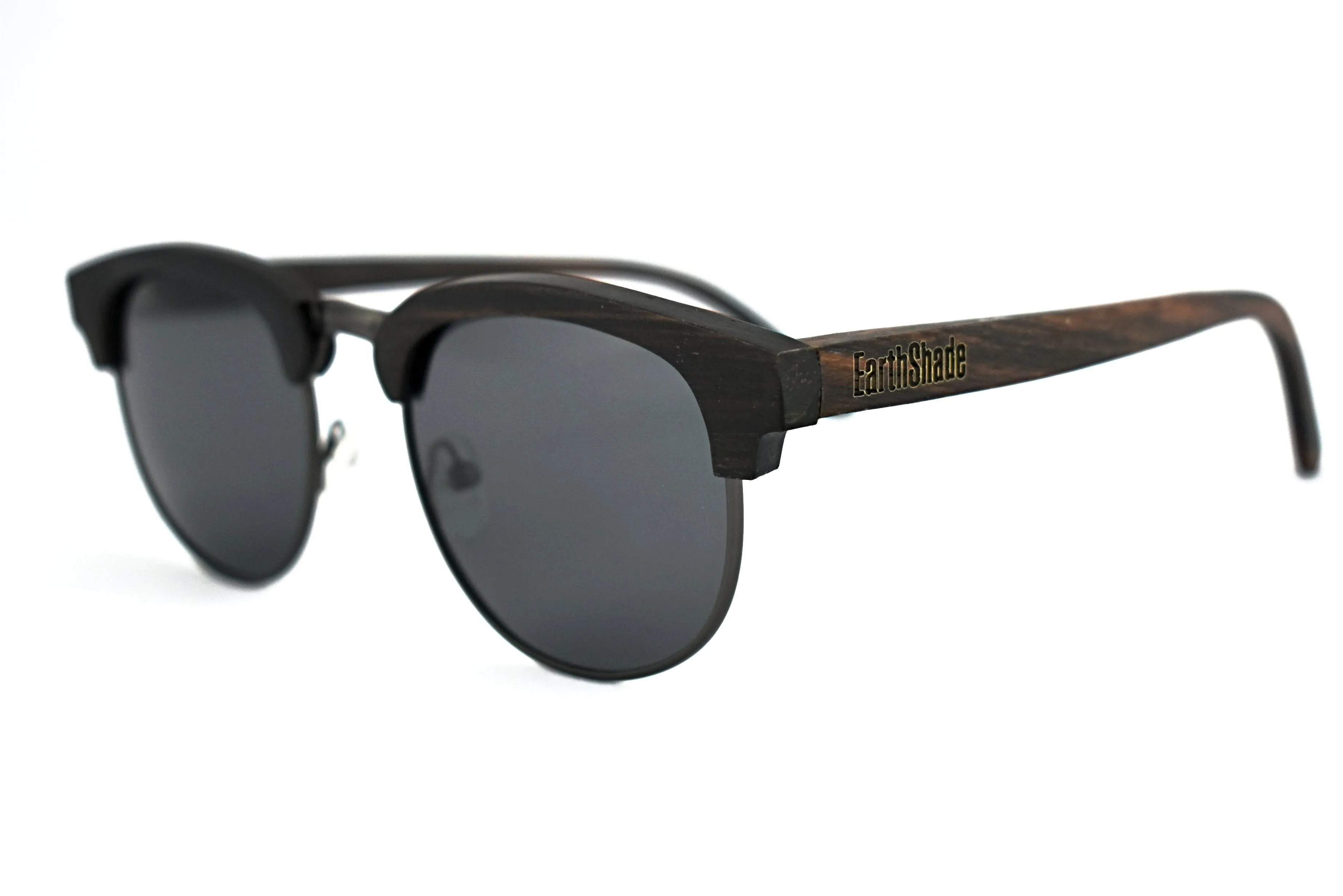 Club - Classic Wood Sunglasses