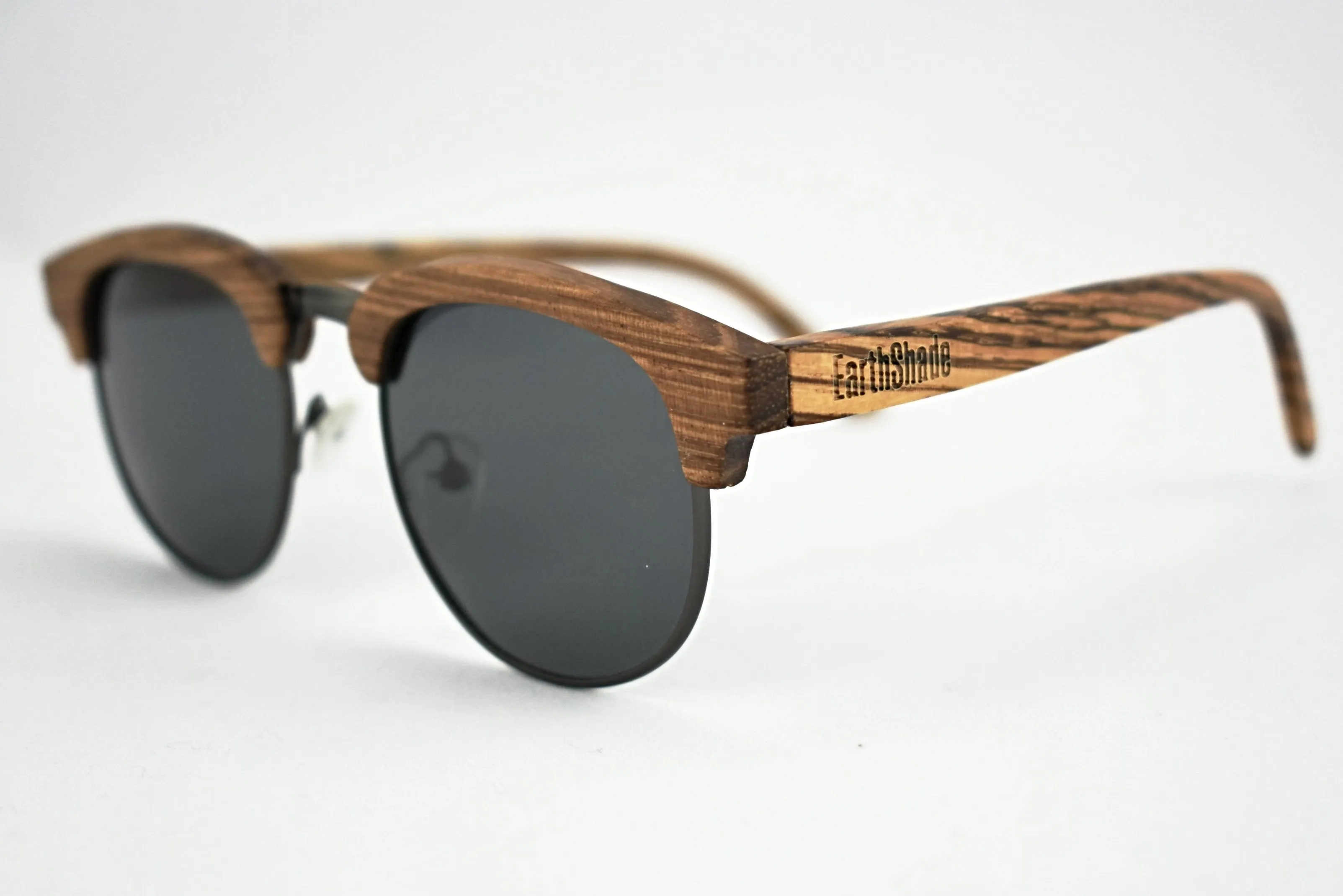 Club - Classic Wood Sunglasses