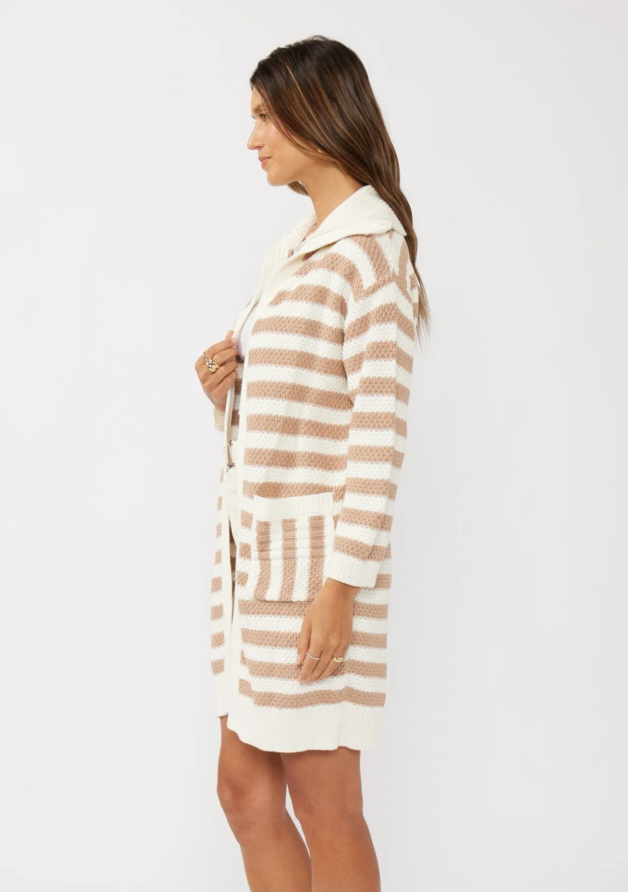 Coastal Striped Cardigan