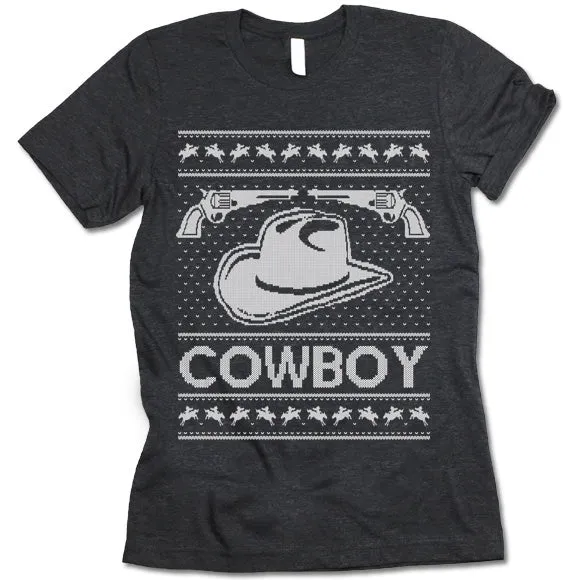 Cowboy Christmas T Shirt