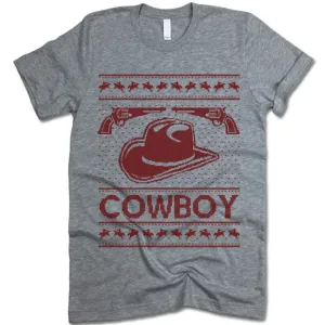 Cowboy Christmas T Shirt