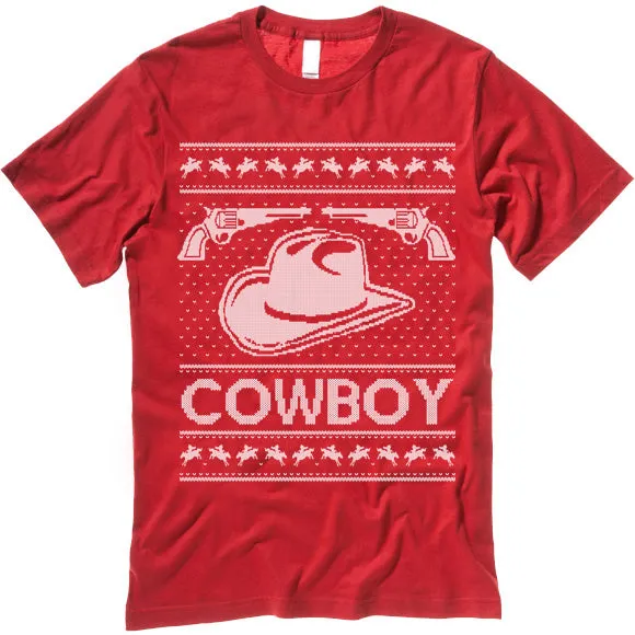 Cowboy Christmas T Shirt