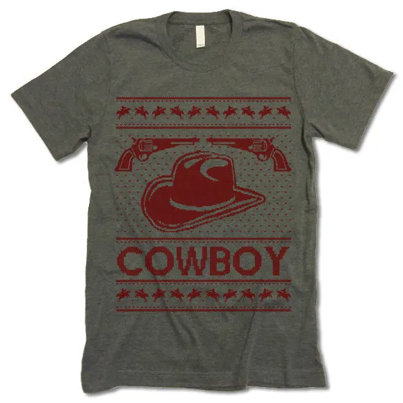 Cowboy Christmas T Shirt