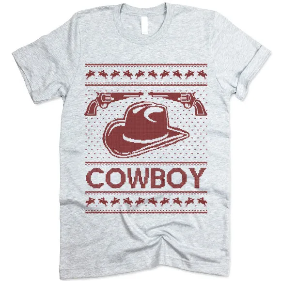 Cowboy Christmas T Shirt