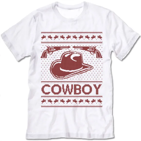 Cowboy Christmas T Shirt