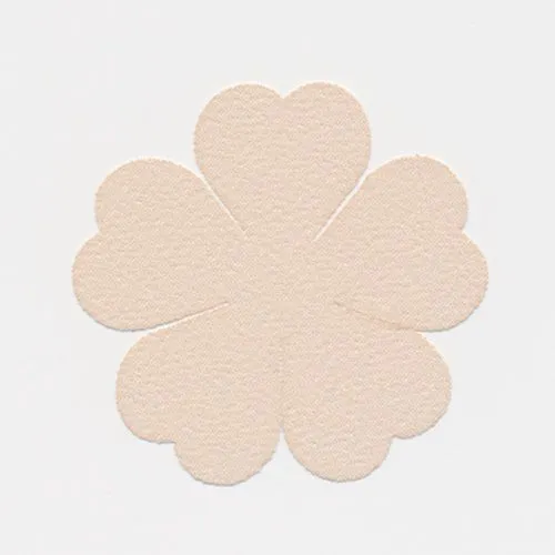 Cut Flower - Five Petals (Chiffon) #163 Milky Pink