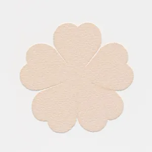 Cut Flower - Five Petals (Chiffon) #163 Milky Pink