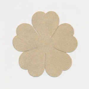 Cut Flower - Five Petals (Satin) #162 Cream Khaki