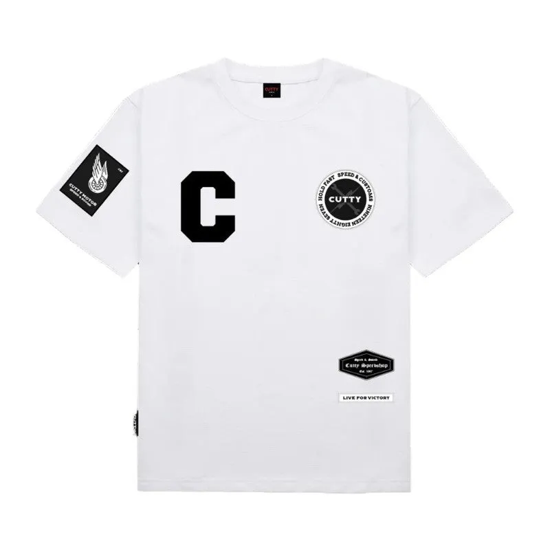 Cutty - C Rosa Mens T Shirt White