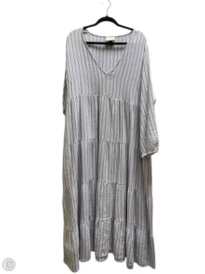 Dress Casual Maxi By Universal Thread In Striped Pattern, Size: Xxl