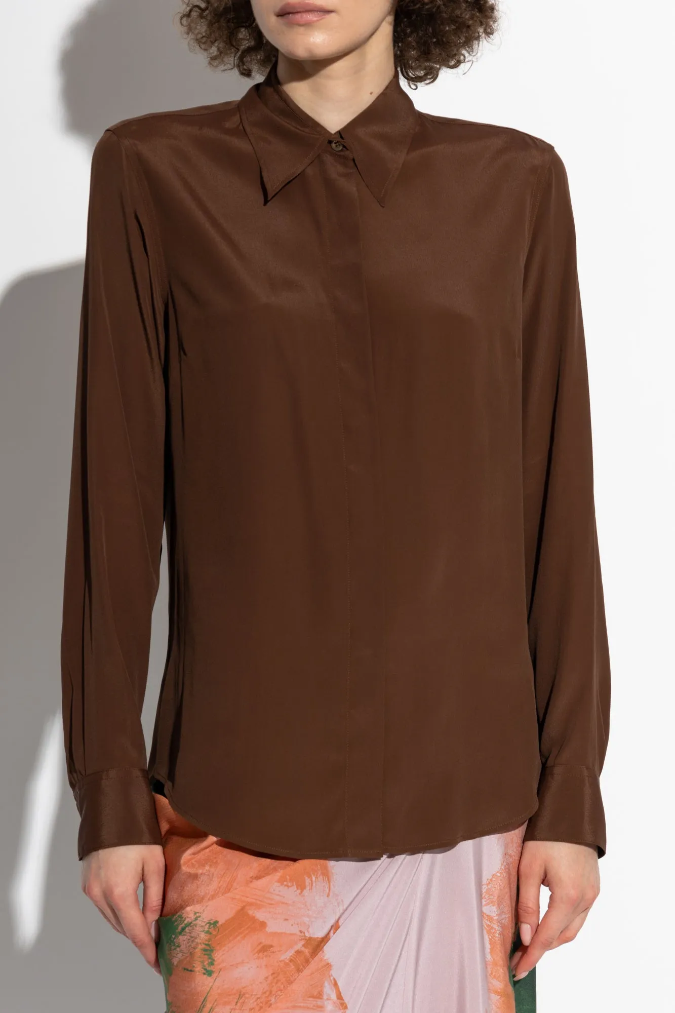 Dries Van Noten Shirt Chowy in BROWN - 36