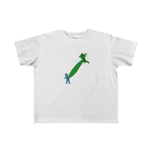 Earth vs Corona virus  kid's 2-6 years fine jersey tee