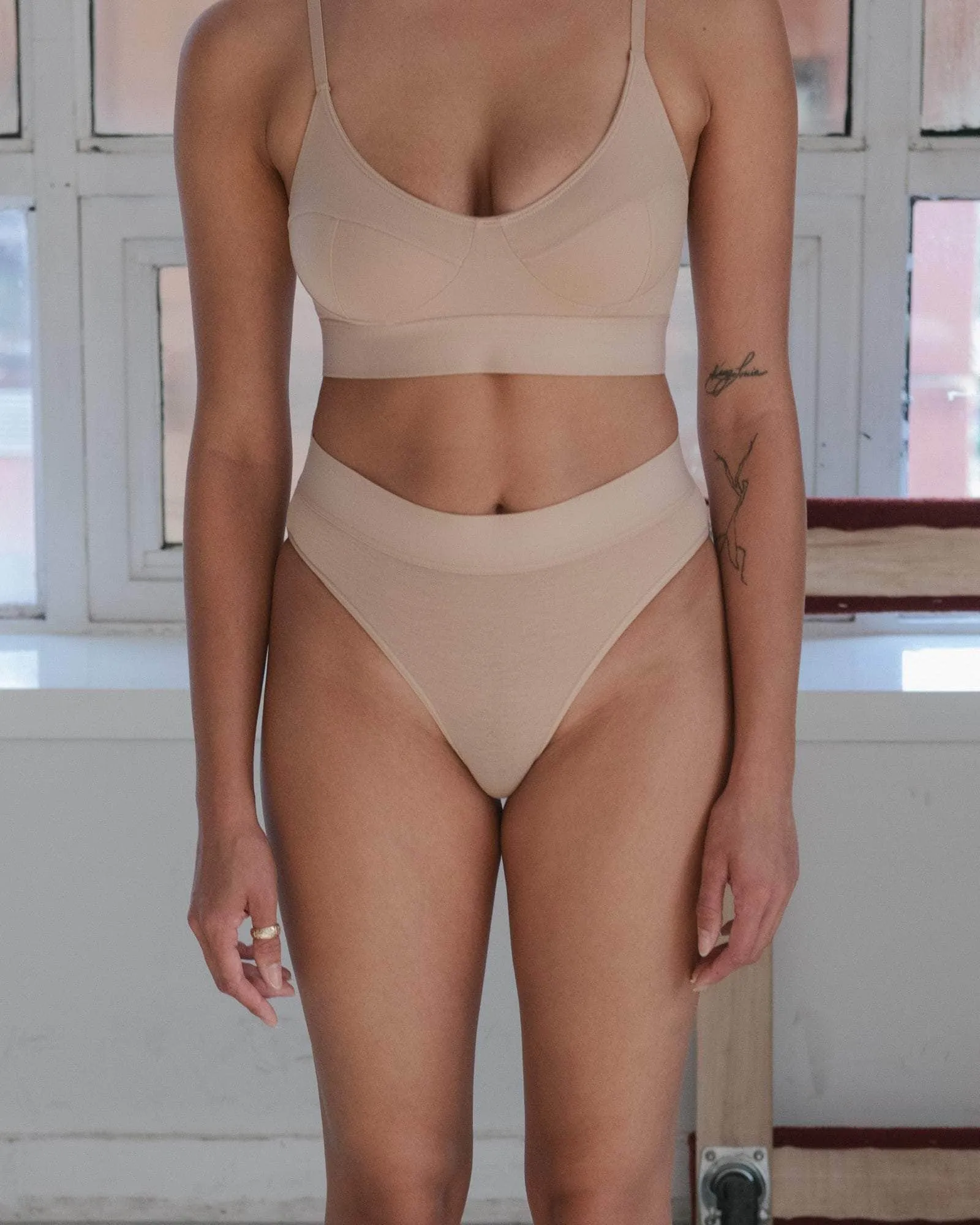 Elastic Bell Pants