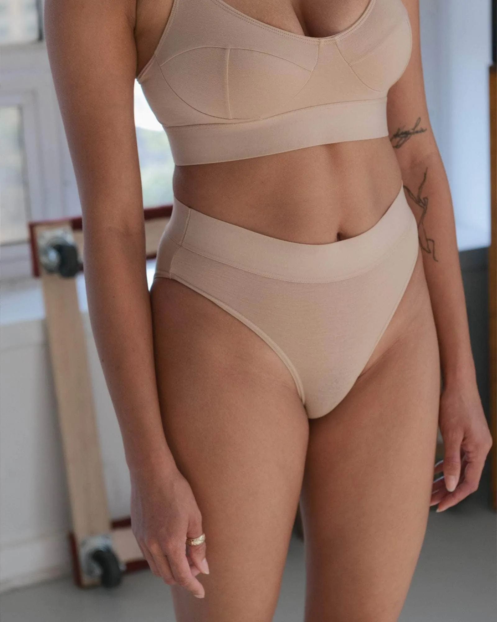 Elastic Bell Pants