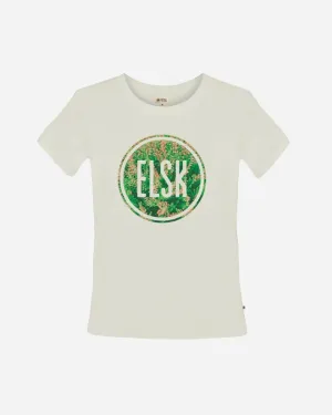 Elsk Lyng Logo Women's Tee - Drift Maple