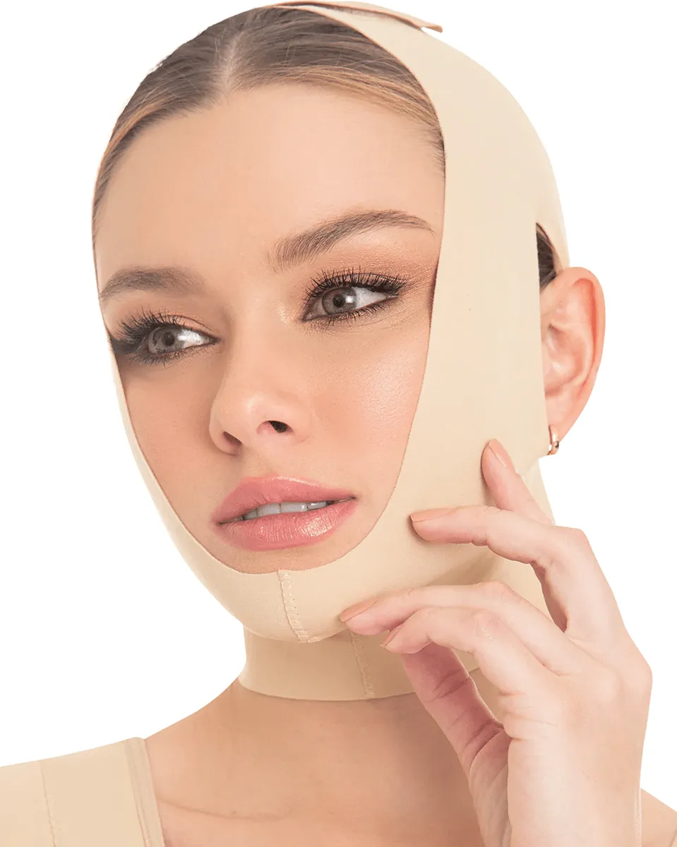 Final Sale Clearance Fajas M & D Post Surgical Chin Compression Strap for Women