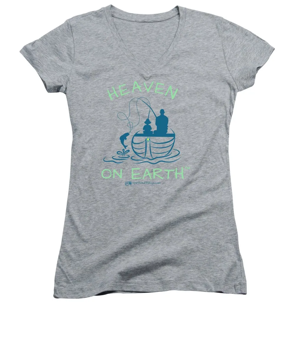 Fishing Heaven On Earth - Women's V-Neck