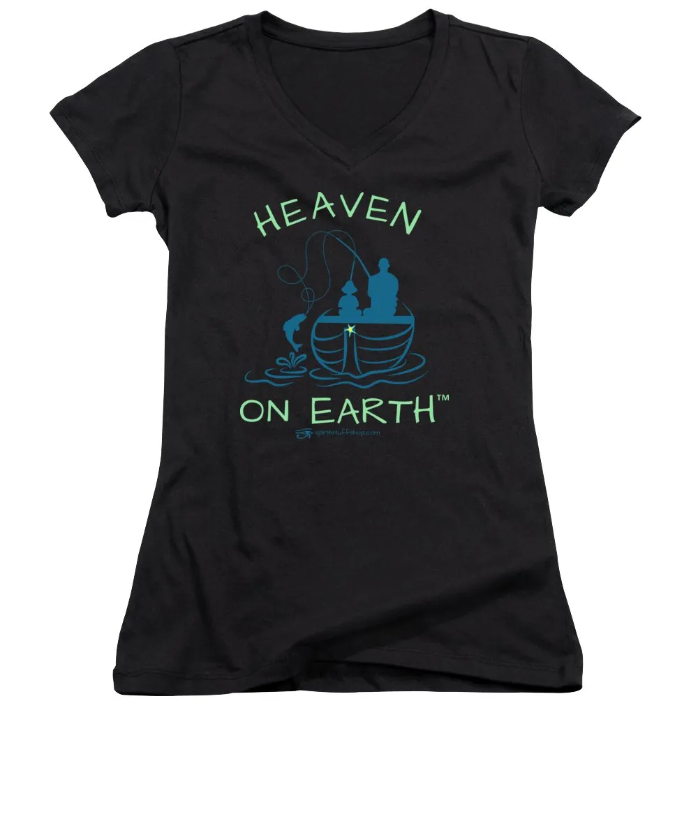 Fishing Heaven On Earth - Women's V-Neck