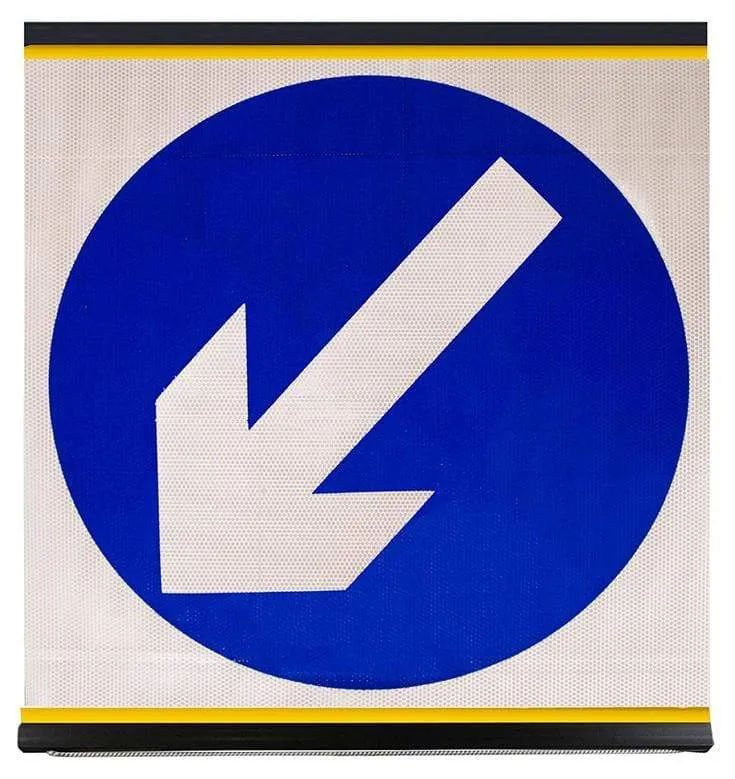 Flexible Square - Keep Left Arrow - 610