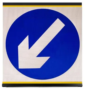 Flexible Square - Keep Left Arrow - 610