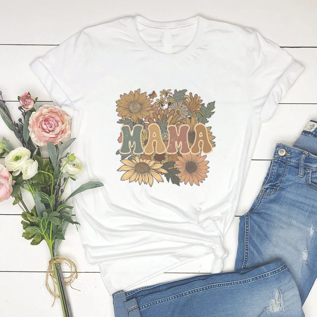Floral Mama Graphic T-Shirt - ML153