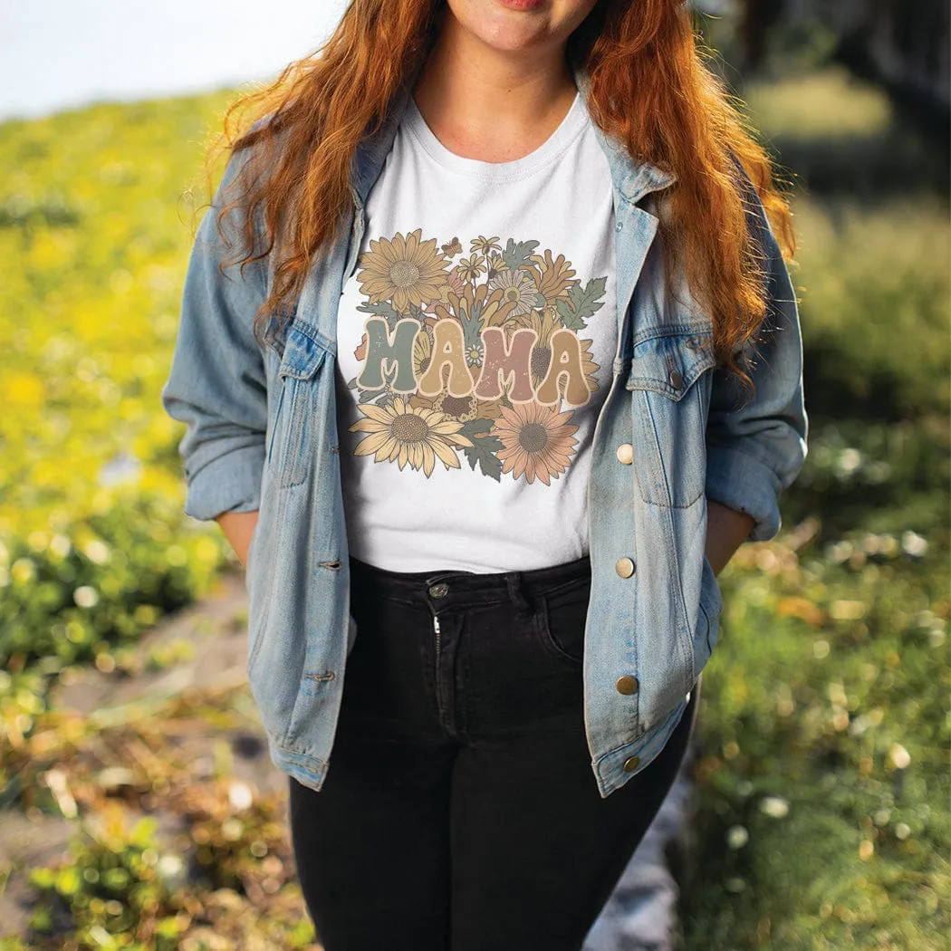 Floral Mama Graphic T-Shirt - ML153
