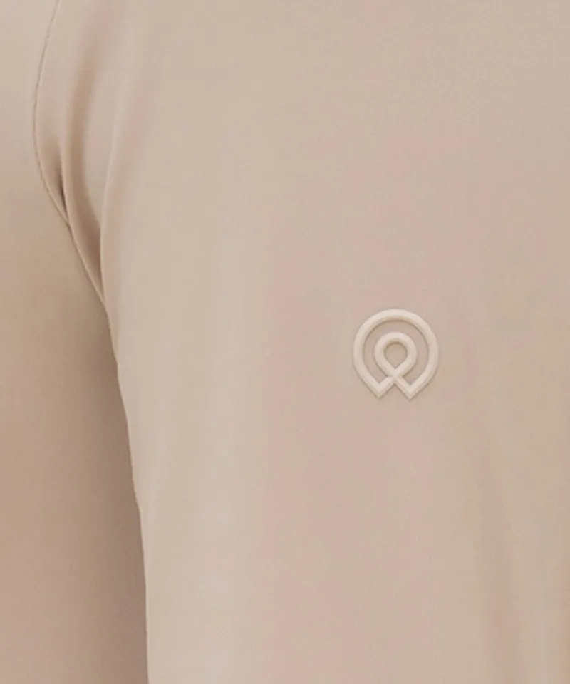 FORDI Color-Blocking Base Layer T-Shirt - Beige/Ivory