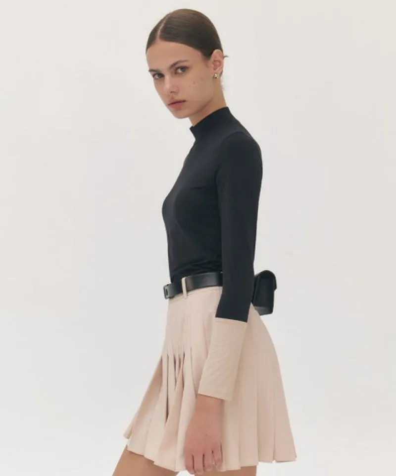 FORDI Color-Blocking Base Layer T-Shirt - Black/Beige