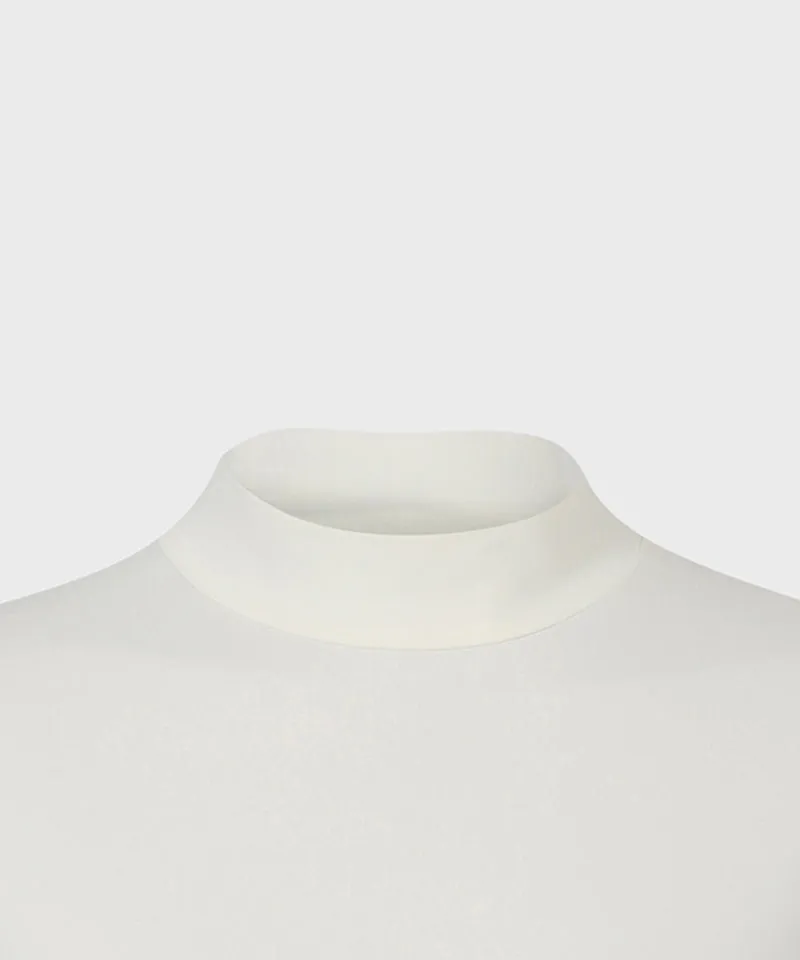 FORDI Color-Blocking Base Layer T-Shirt - Ivory/Beige