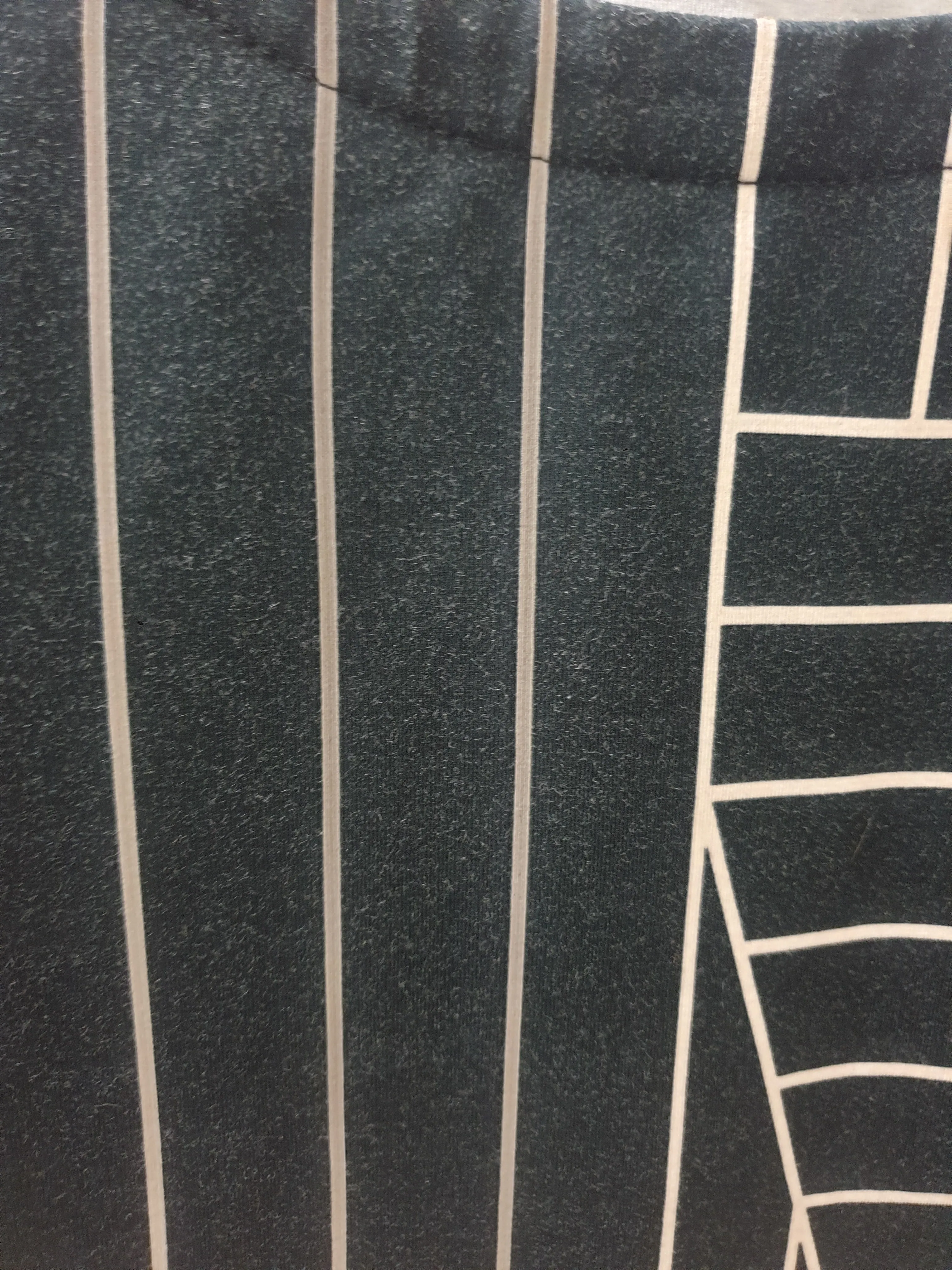 Frock Me Out black and white striped long sleeve dress size S (note: minor print fault)