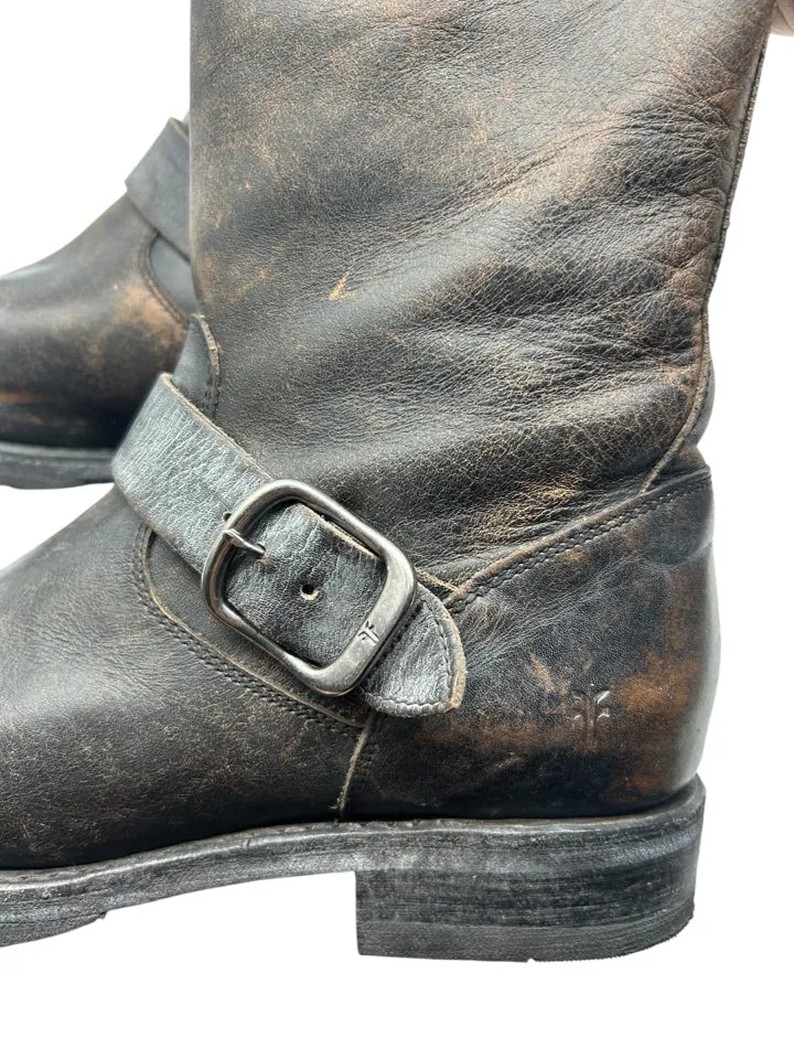 Frye Veronica Belted Tall Boot Women's Size 8
