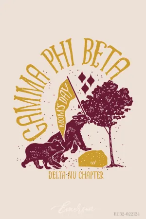 Gamma Phi Beta Missouri State University Mom's Day T-Shirt