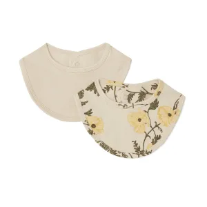 Garbo & Friends Flos Beige Jersey Bib 2pcs