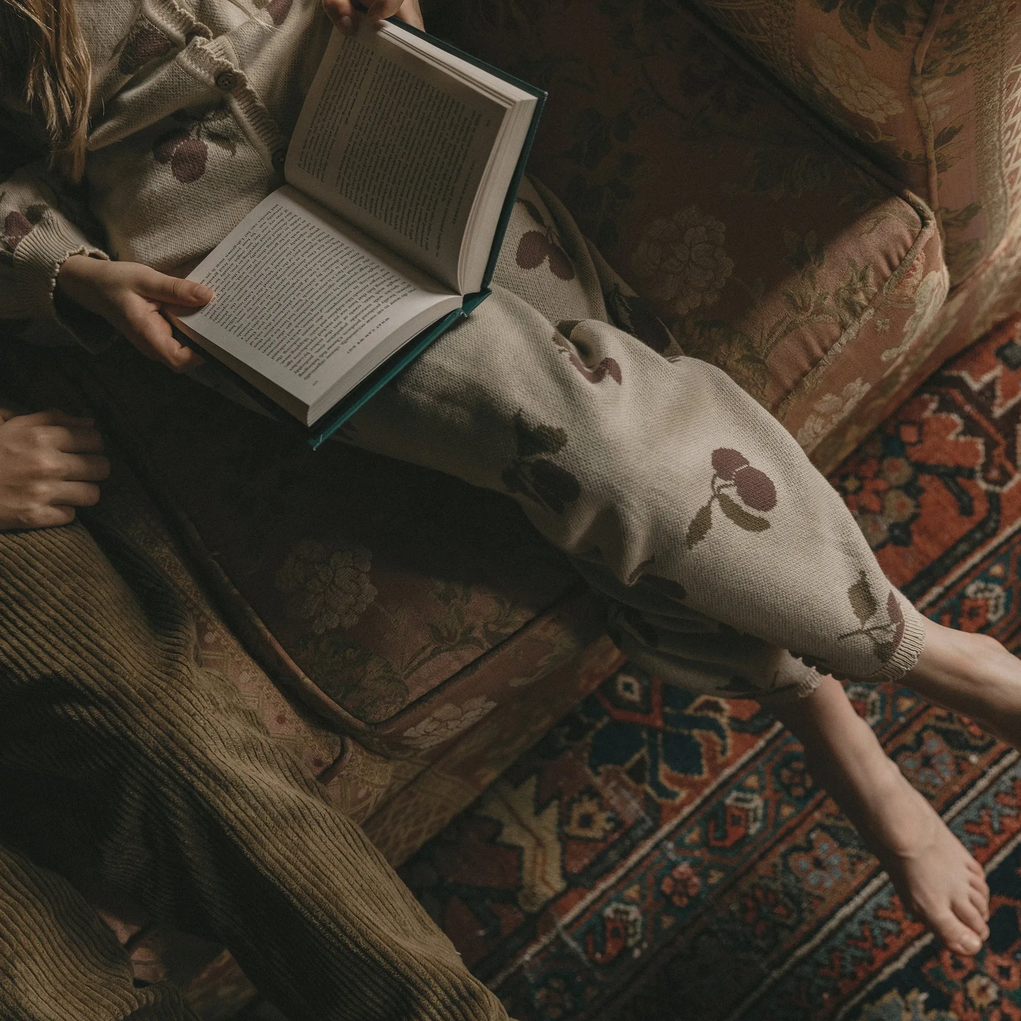 Garbo & Friends Prune Beige Knitted Trousers