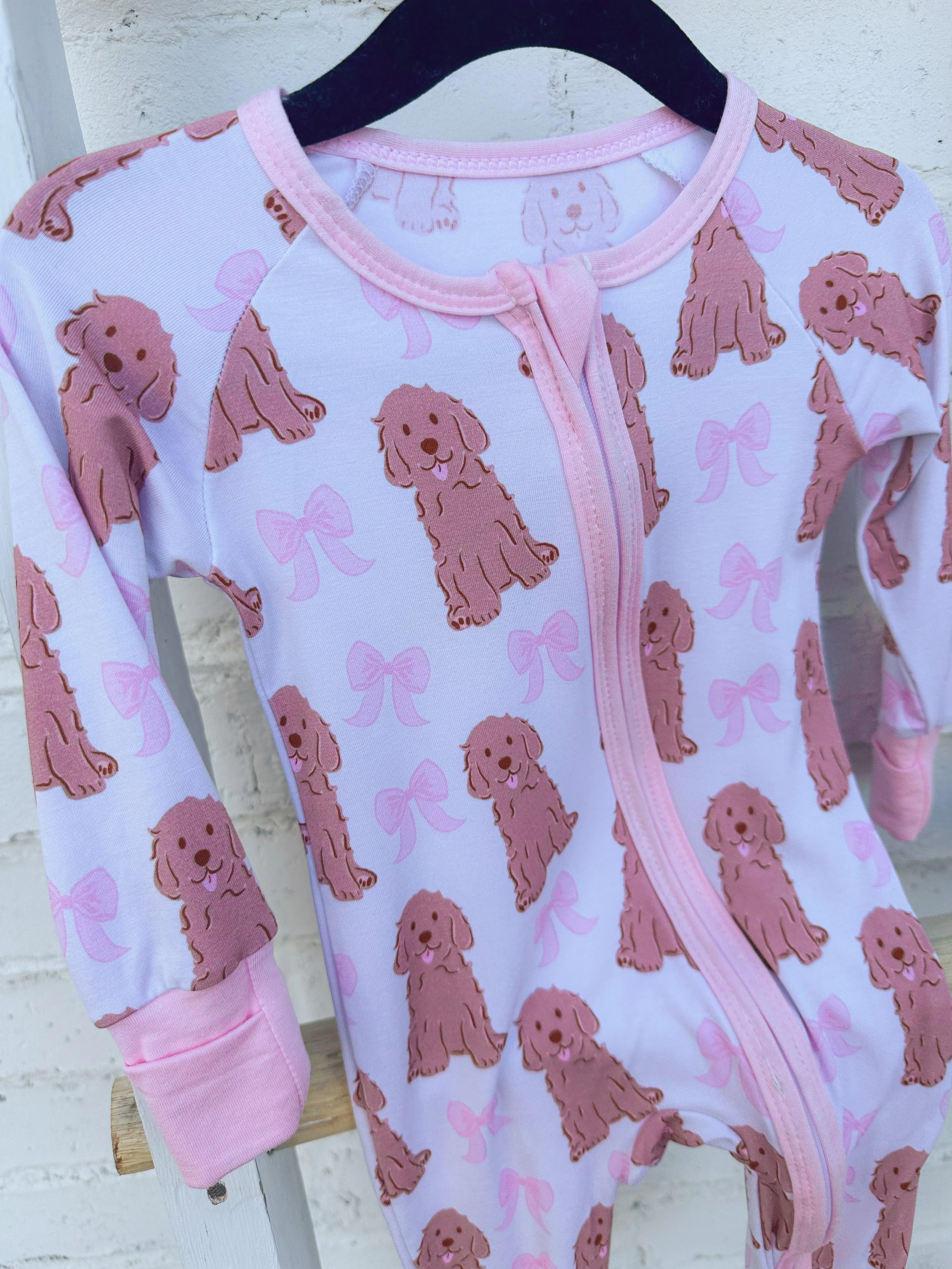 happy doodle pajamas