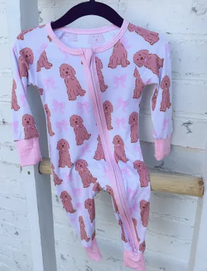 happy doodle pajamas