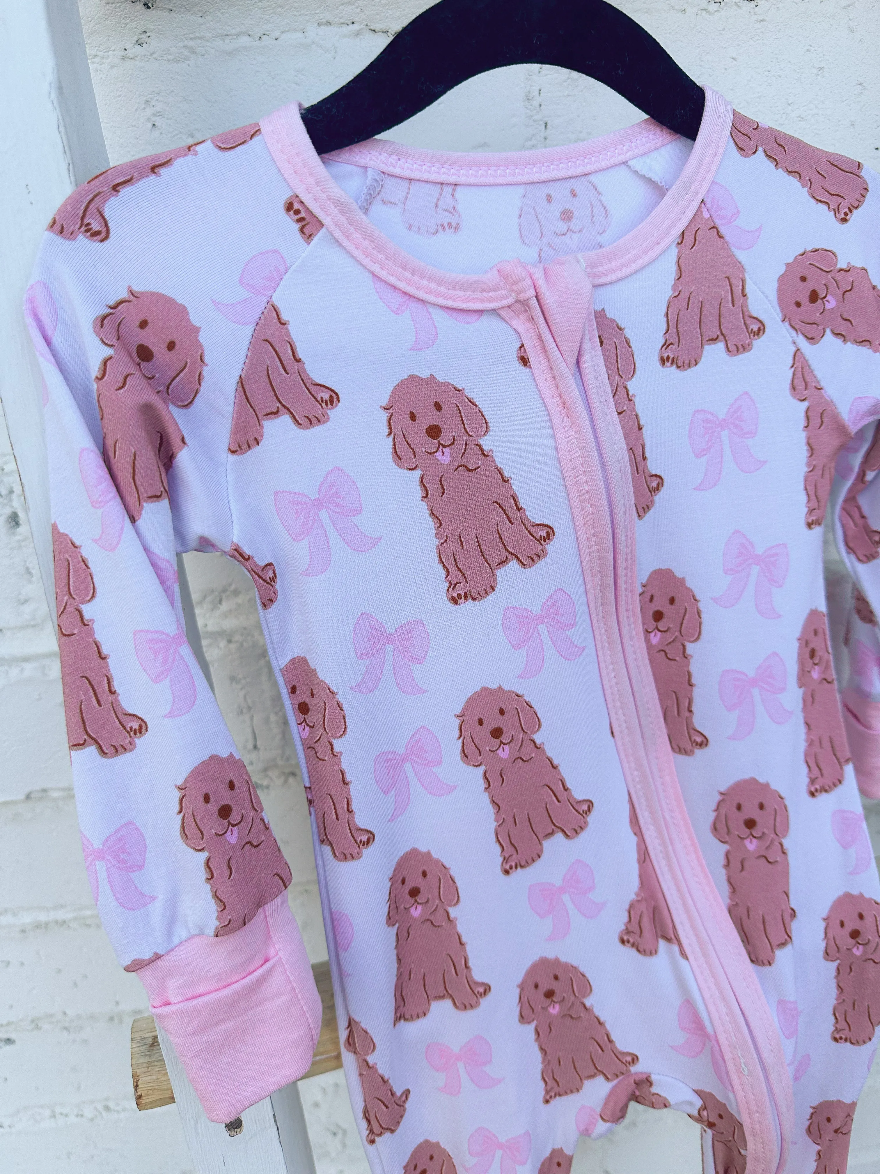 happy doodle pajamas