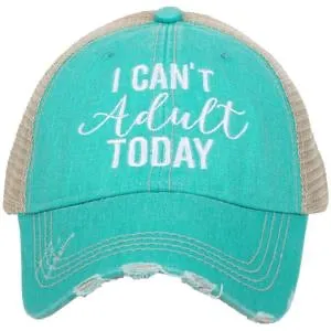 Hats, tank tops, t-shirts I can't adult today Assorted colors and styles