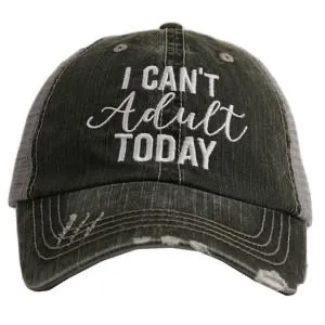 Hats, tank tops, t-shirts I can't adult today Assorted colors and styles