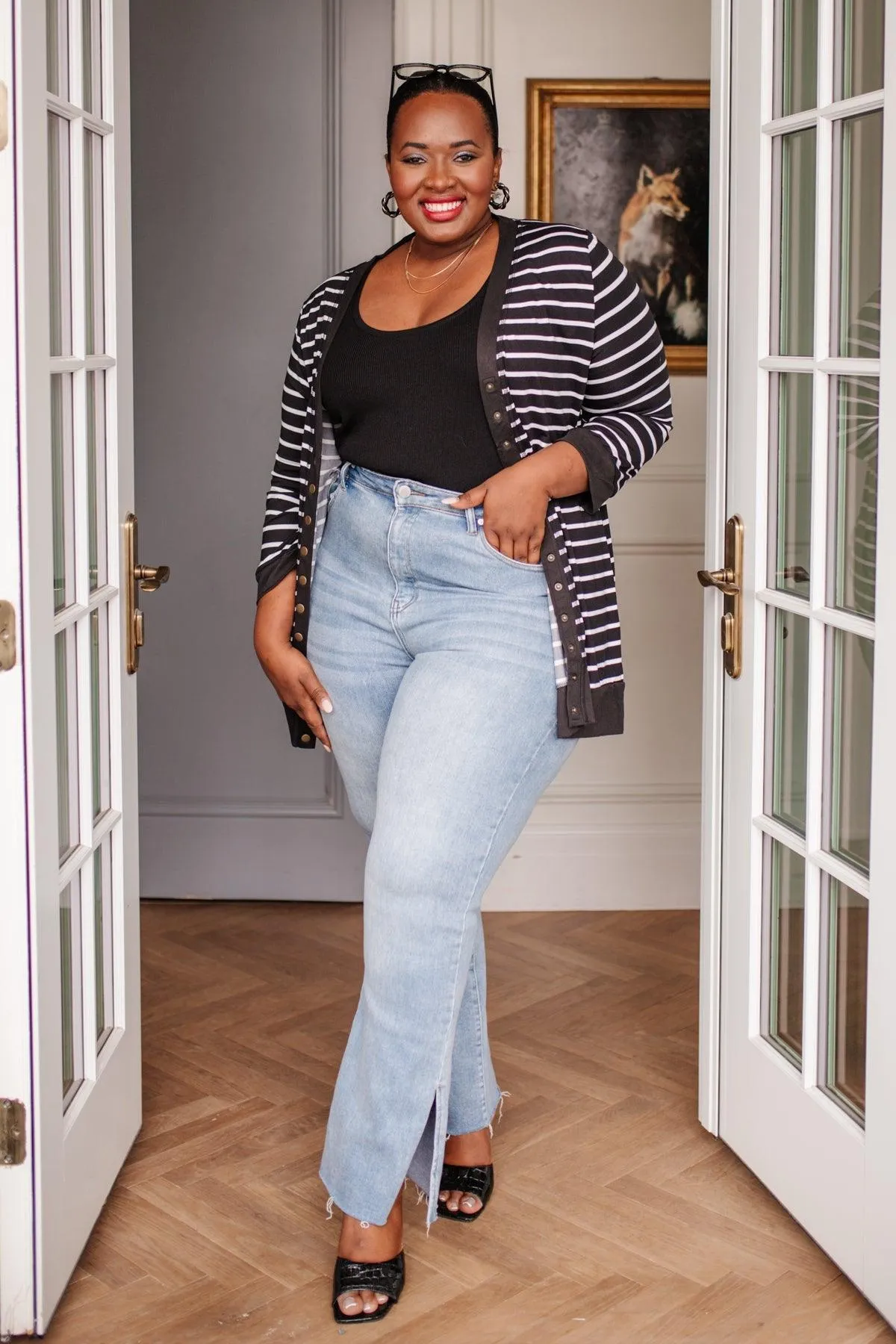 Hazel Blues® | Have You Heard Cardigan in Black