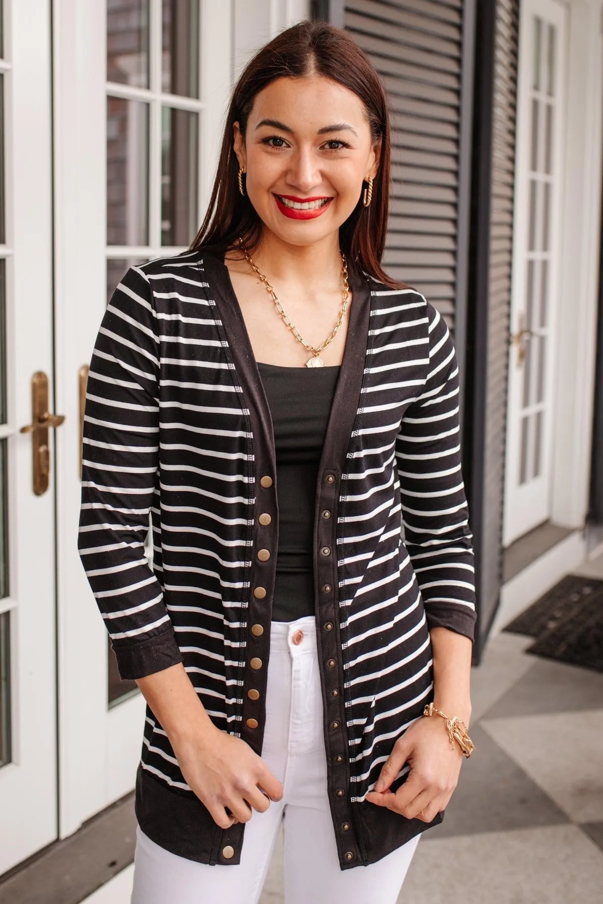 Hazel Blues® | Have You Heard Cardigan in Black