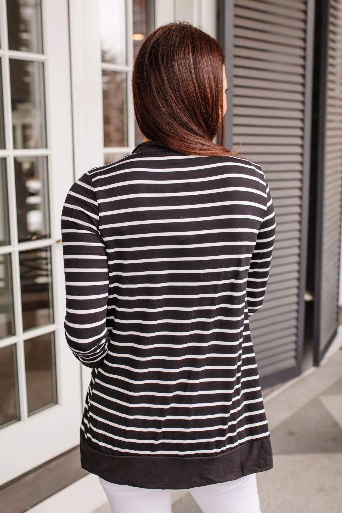 Hazel Blues® | Have You Heard Cardigan in Black