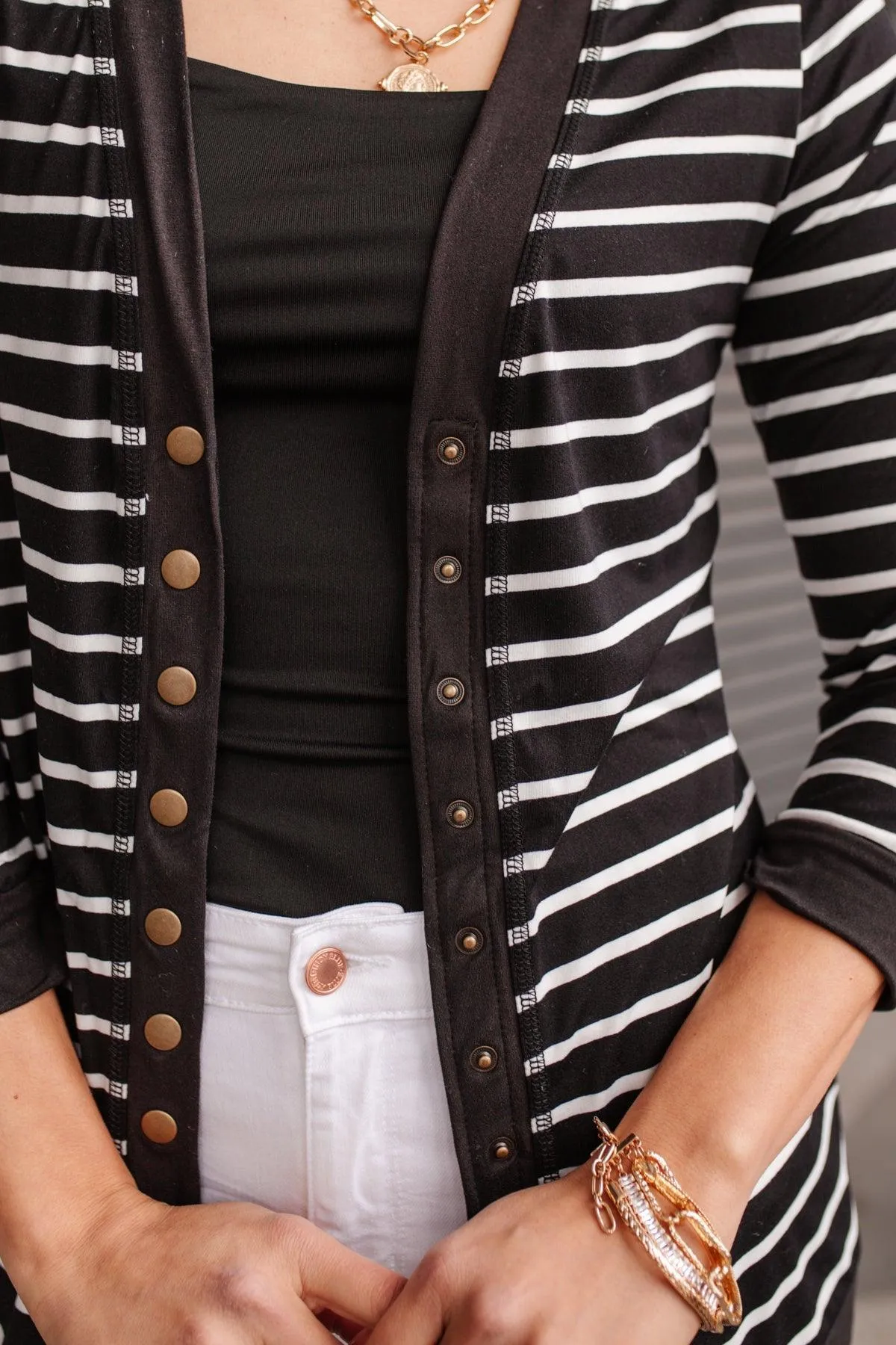 Hazel Blues® | Have You Heard Cardigan in Black